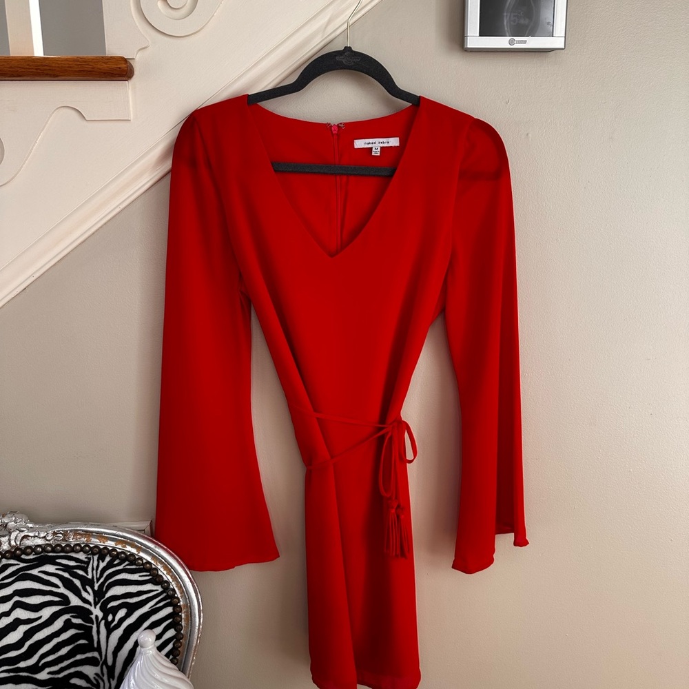 Naked Zebra Red dress size medium